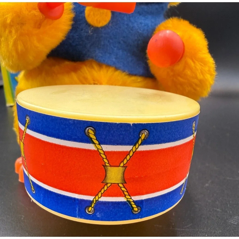 Teddy The Walking Drummer Battery Operated Toy & Original Box 1980's **VIDEO**